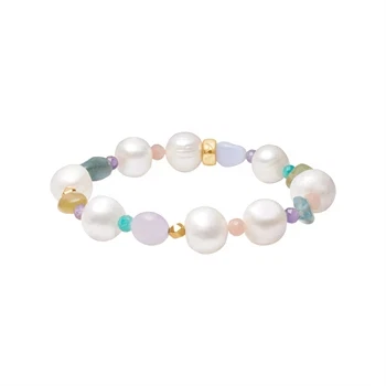Apatit, Peridot, ametyst, amazonite, sol sten, fvkp. Hematit armbånd, fra Heinzendorff