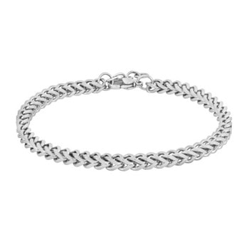 Son of Noa's Herre kæde armbånd i blank stål - 18 - 20 cm