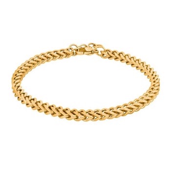 Son of Noa's Herre kæde armbånd i forgyldt stål