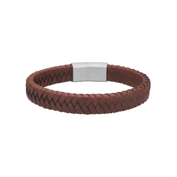 SON armbånd brun kalveskind 21cm, fra Son of Noa, 19-23 cm