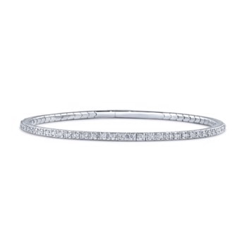 Armring i 14 karat hvidguld med brillianter, fra Støvring Design