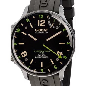 U-Boat 8838/A Capsoil Doppiotempo SS GMT 45mm 10ATM