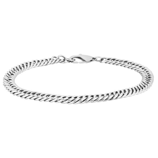 Son of Noa\'s Blankt stål armbånd, 21 cm