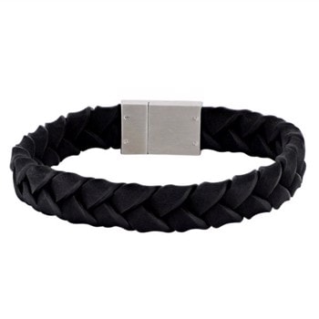 Son of Noa's Armbånd i sort kalveskind 19 - 23 cm