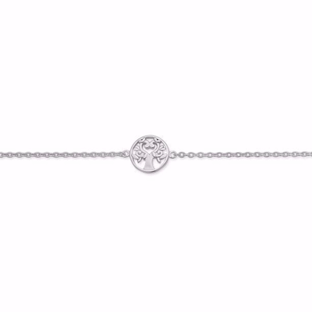Livets træ armbånd sølv Guld og Sølv Design
