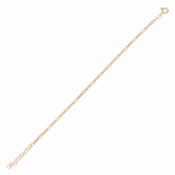 Lækkert armbånd i forgyldt sterling sølv fra Guld & Sølv Design