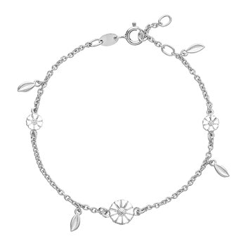 Lund Copenhagen Marguerit 925 sterling sølv armbånd