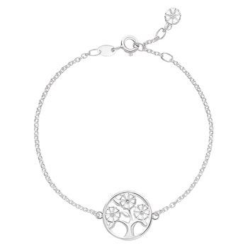 Lund Copenhagen Marguerit 925 sterling sølv armbånd