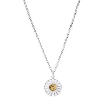 Lund Copenhagen marguerit collier i sterlingsølv, model 9025018-HM