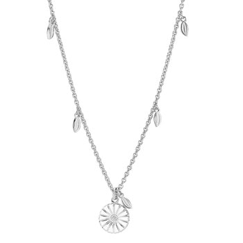 Lund Copenhagen Marguerit 925 sterling sølv collier