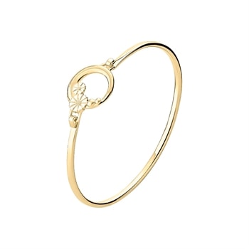 Lund Copenhagen Marguerit armring forgyldt sølv 5 og 7,5 mm