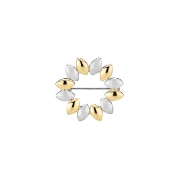 Broche i bi-color fra Lund Copenhagen