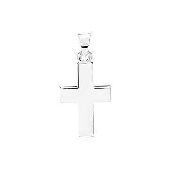 Vedhæng kors 17x11 mm sterling sølv