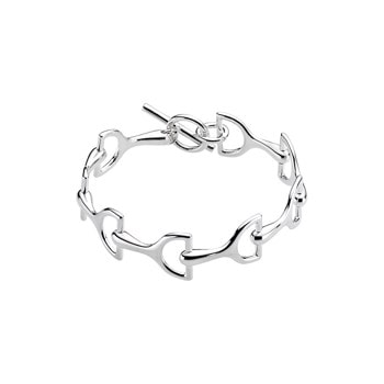 Lund Copenhagen, Stigbøjle armbånd i sterling sølv