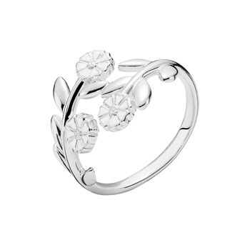 Lund Copenhagen Marguerit 925 sterling sølv ring