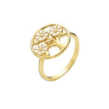 Lund Copenhagen Marguerit 925 sterling sølv fingerring