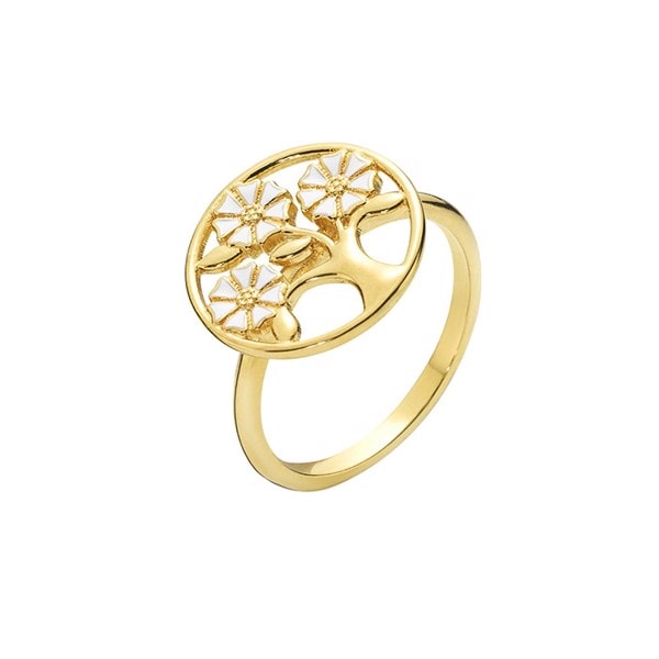 Lund Copenhagen Marguerit 925 sterling sølv fingerring