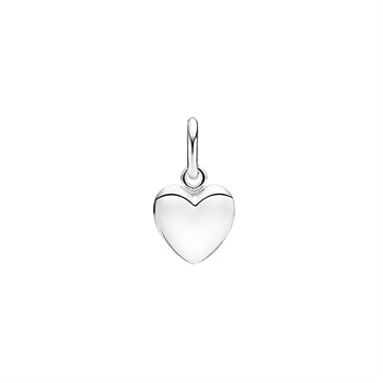 Vedhæng hjerte 8x8,5mm sterling sølv