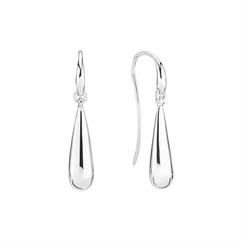 Ørehænger dråbe 21mm sterling sølv