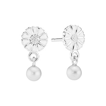 Lund Copenhagen Marguerit 925 sterling sølv ørestik