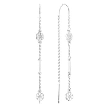 Lund Copenhagen Marguerit 925 sterling sølv ørehænger