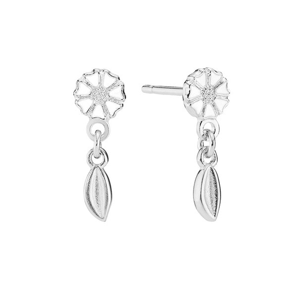 Lund Copenhagen Marguerit 925 sterling sølv ørestikker