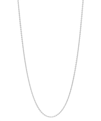 Rund anker kæde 40/42-45cm sterling sølv