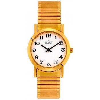 Classic Forgyldt stål batteridrevet quartz Dame ur fra Inex, A12004-1D0A