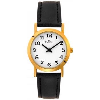 Classic Forgyldt stål batteridrevet quartz Dame ur fra Inex, A12004D0A