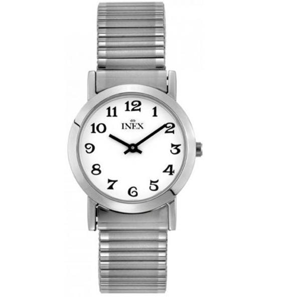 Classic Rustfri stål batteridrevet quartz Dame ur fra Inex, A12005-1S0A