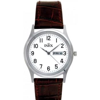Classic Rustfri stål batteridrevet quartz Herre ur fra Inex, A12124-1S0A