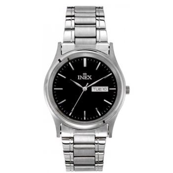 Classic Rustfri stål batteridrevet quartz Herre ur fra Inex, A12124S5I
