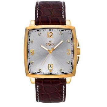 Fashion Forgyldt stål batteridrevet quartz Dame ur fra Inex, A29120D4P