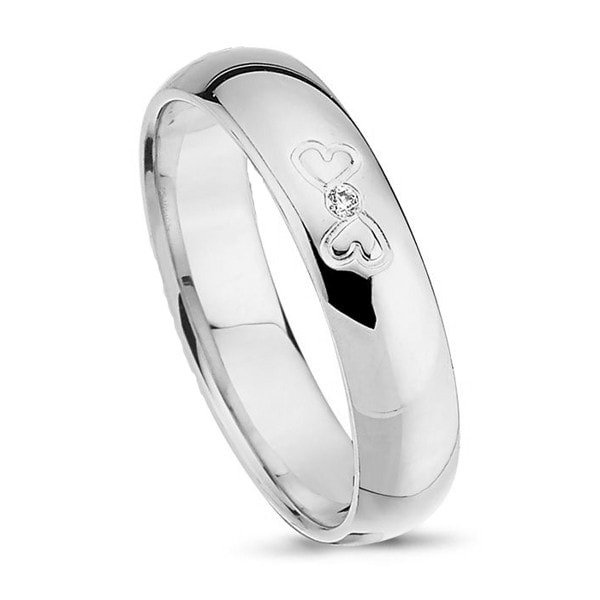 Nuran More Love 925 sterling sølv Damering med 1 x 0,01 ct stk Brillant