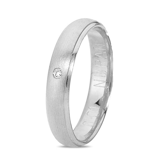 Nuran Our Love 925 sterling sølv Damering med 1 x 0,01 ct stk Brillant