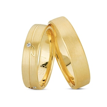 Sparkling Leaf 8 karat Guld Damering