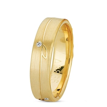 Sparkling Leaf 14 karat Guld Damering