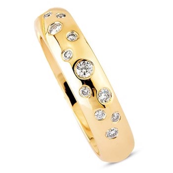 Stardust 14 karat Guld Damering
