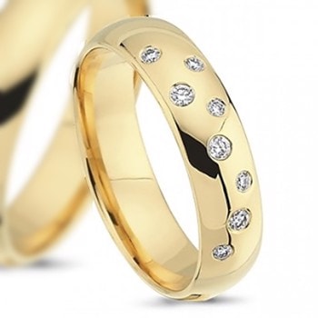 Model A4080-14G-Dame, gult guld hos Guldsmykket.dk