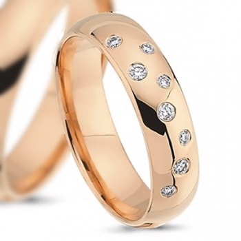 Model A4080-14R-Dame, rosa guld hos Guldsmykket.dk