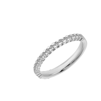 Diamonds 14 karat Hvid guld Damering
