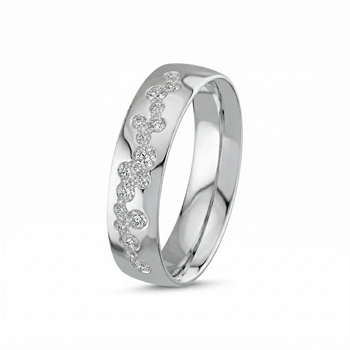 Model A4146-025-14H-Dame, Hvid guld hos Guldsmykket.dk