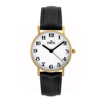 Classic Forgyldt stål batteridrevet quartz Dame ur fra Inex, A56534D0A