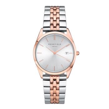 Rosefield The Ace Collection blank stål / rosa Miyota quartz dame smykkeur