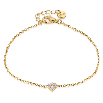 Alura GAIA armbånd 01 forgyldt sølv