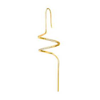 Alura GRACE spiral 01 forgyldt sølv