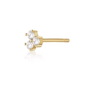 Alura - Eclipse Ørering 14, med 3 zirconia