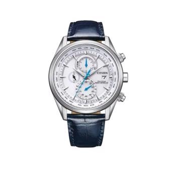 Ecodrive Mens Chronograph Radio Controlled Stål ECO Drive Quartz Radiostyret Herre ur fra Citizen, AT8260-18A