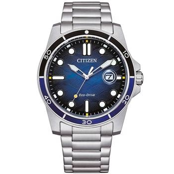 Citizen Sports Stål ur, ECO Drive Quartz Herre ur, model AW1810-85L