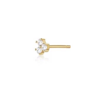 Alura Eclipse Ørering 14, med 3 zirconia - AL-ME5132